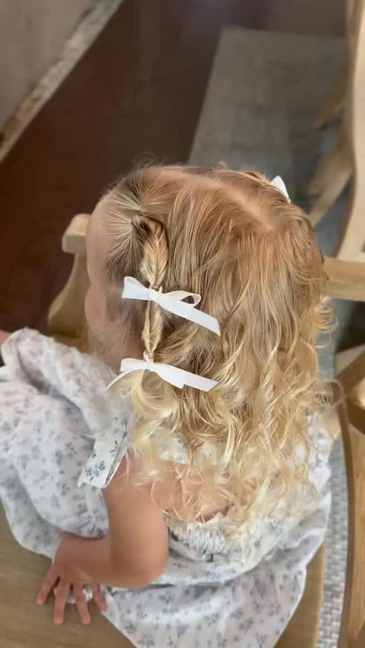 Bubble Bow Braids