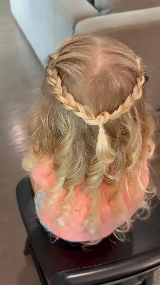 Knot Braid with Curls