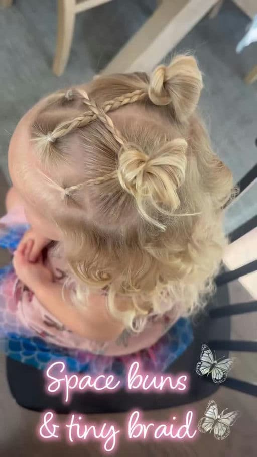 Cross Braids and Space Buns