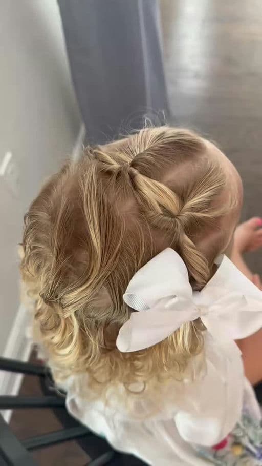 Headband Braid with Bow