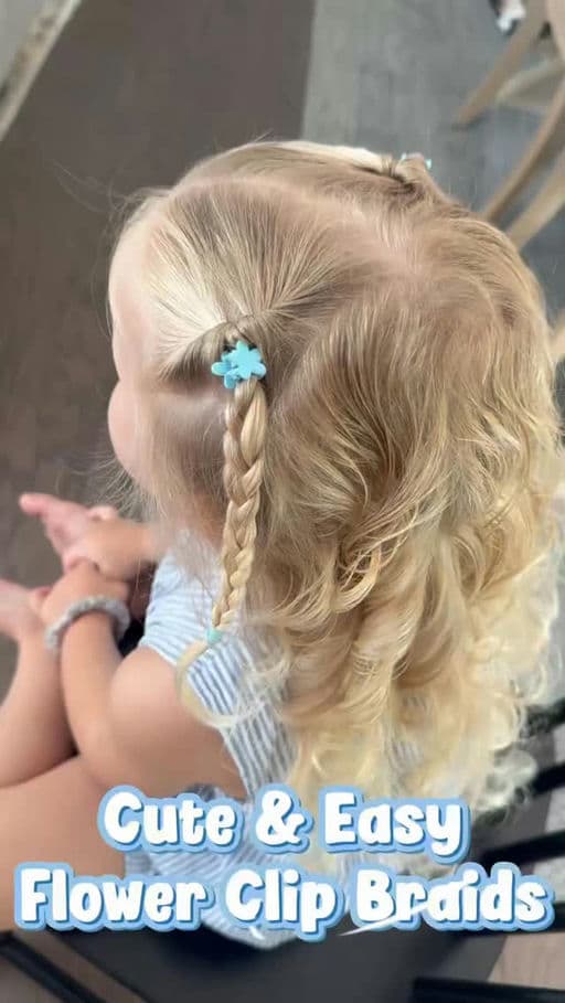 Flower Clip Braids