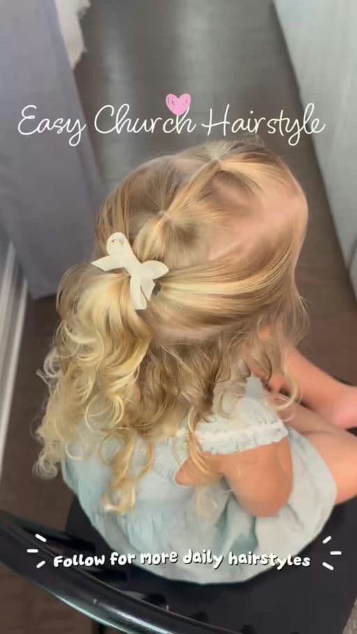 Easy Church Hairstyle