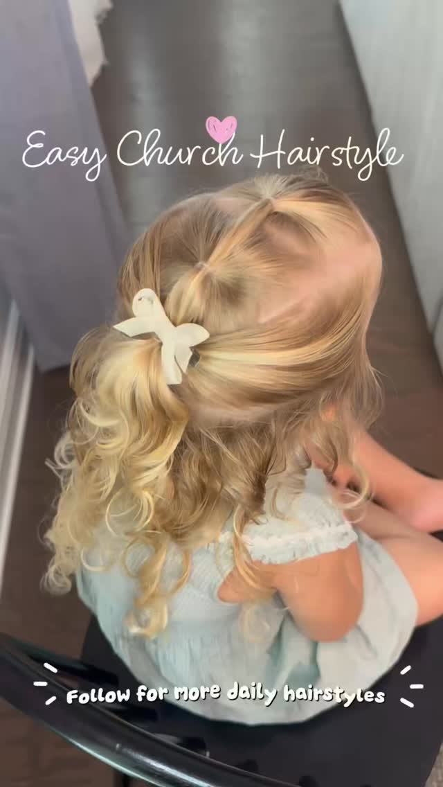 Easy Church Hairstyle