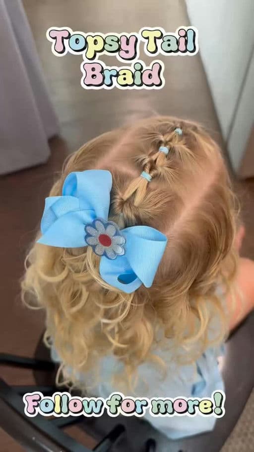 No-Braid Topsy Tail Braid