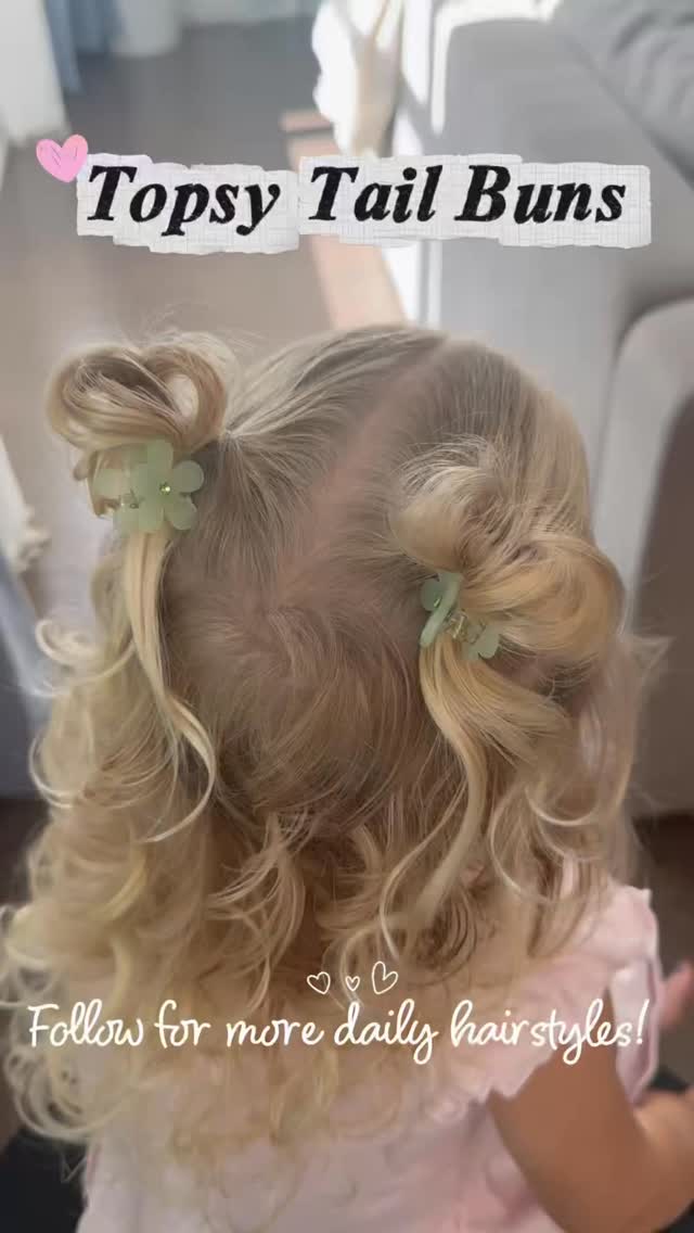 Topsy Tail Buns