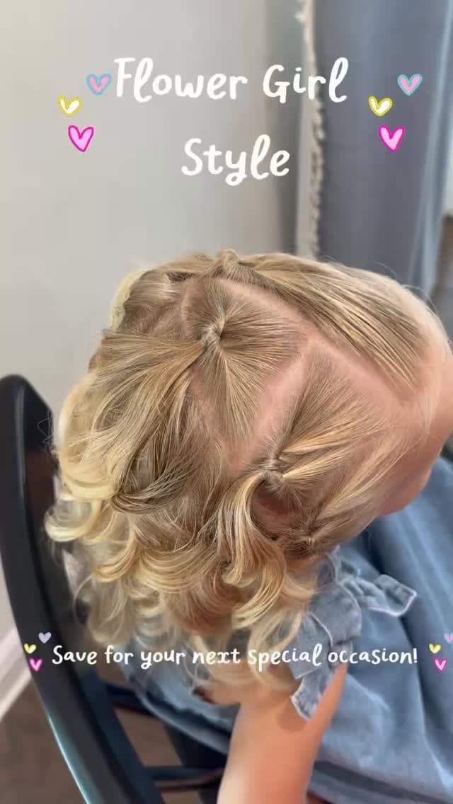 Flower Girl Hair