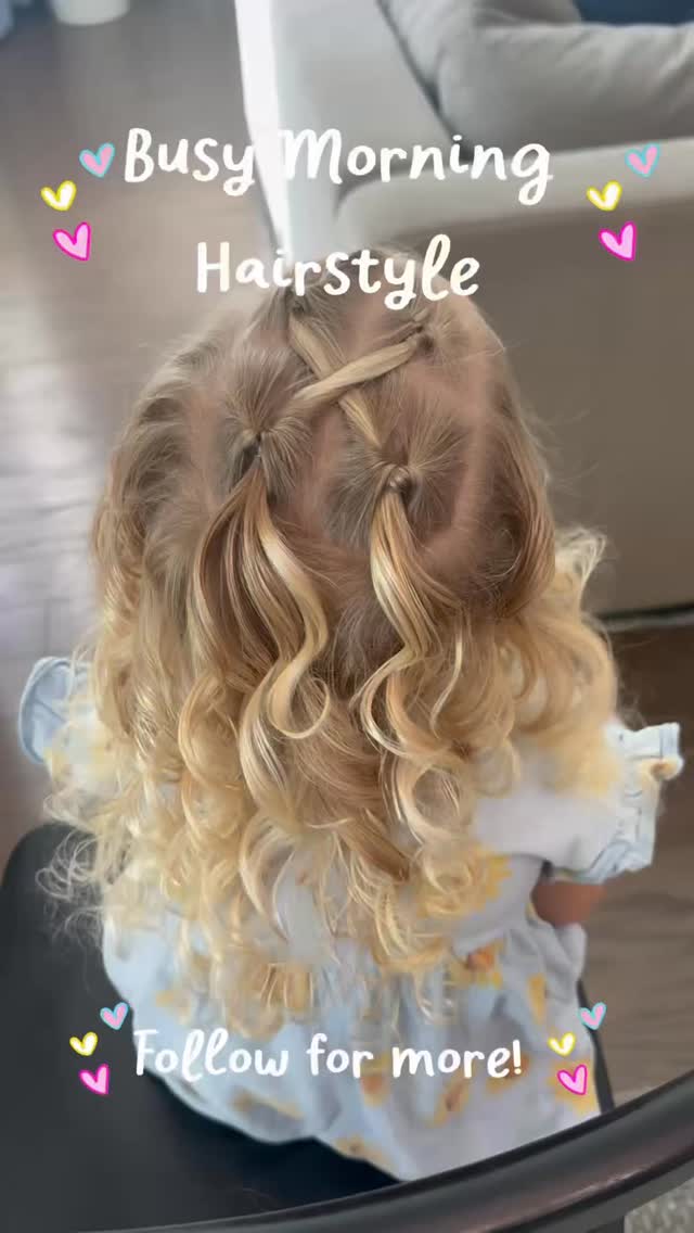 Busy Morning Braided Half-Up