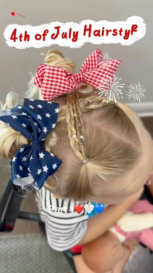 Fourth of July Hairstyle, Part 1