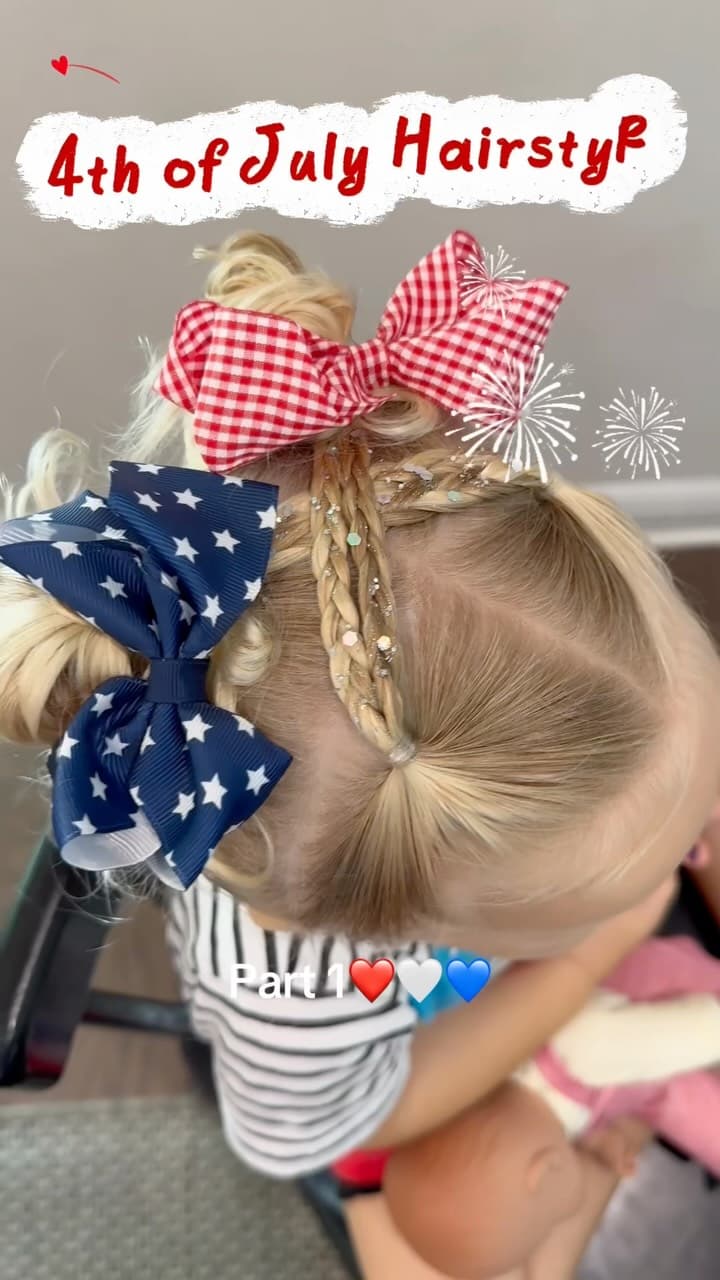Fourth of July Hairstyle, Part 1
