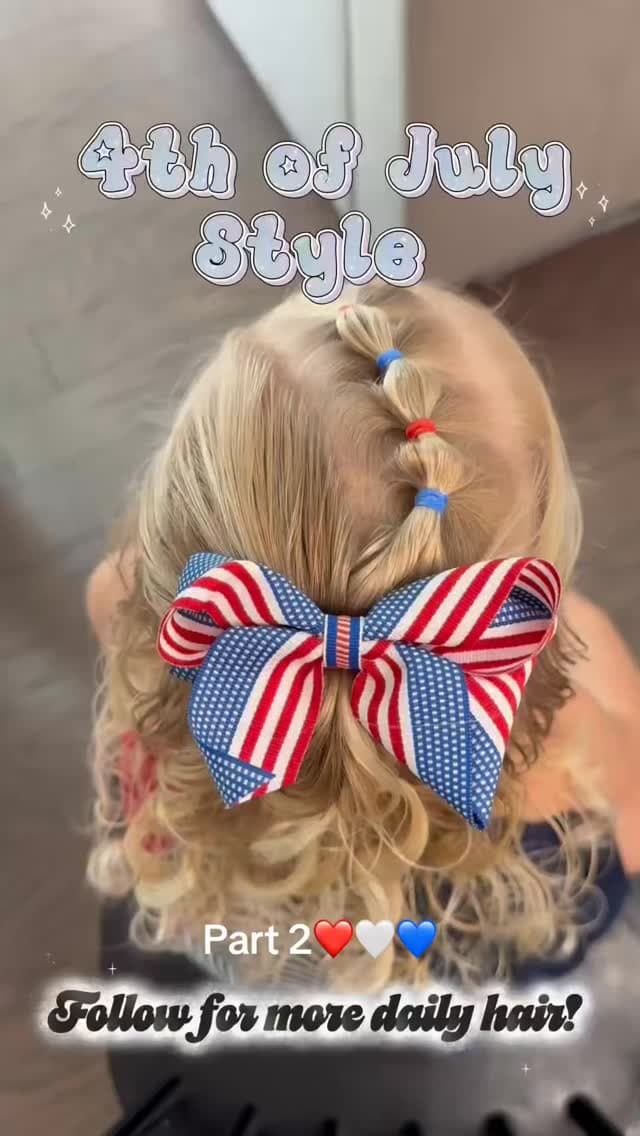Fourth of July Hairstyle, Part 2