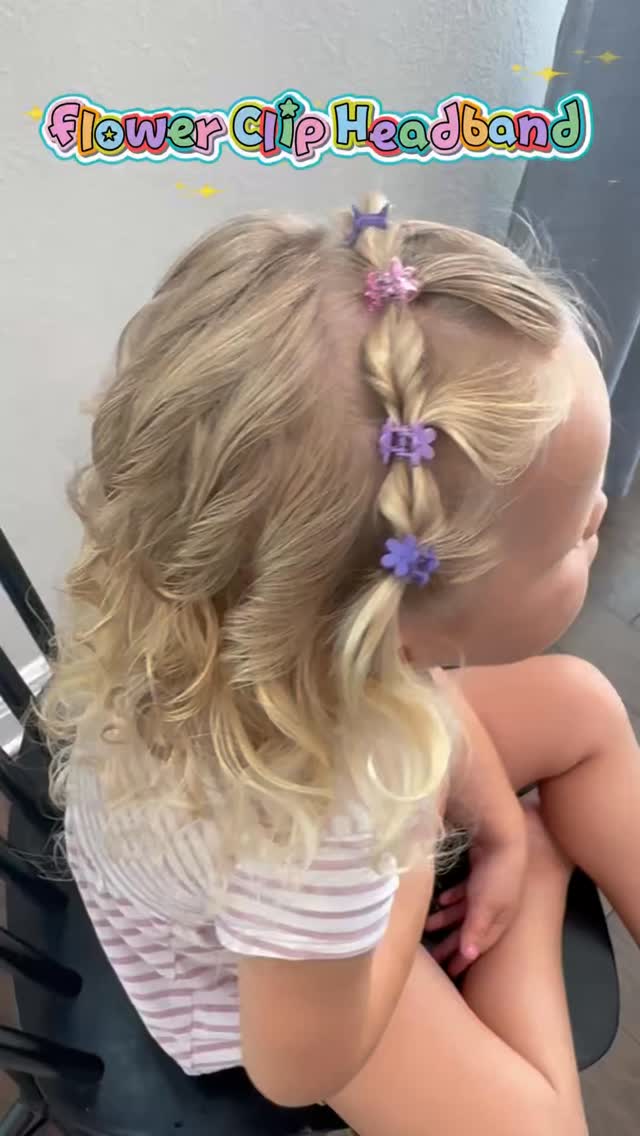 Flower Clip Headband