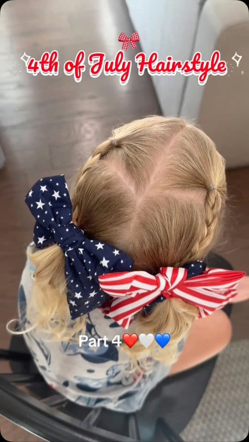 Fourth of July Hairstyle, Part 4