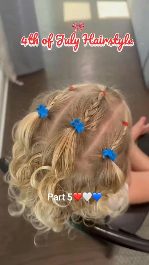 Fourth of July Hairstyle, Part 5