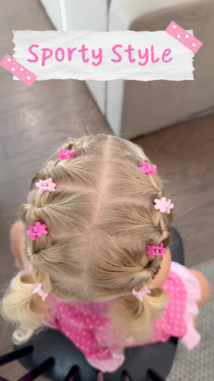 Sporty Braided Pigtails