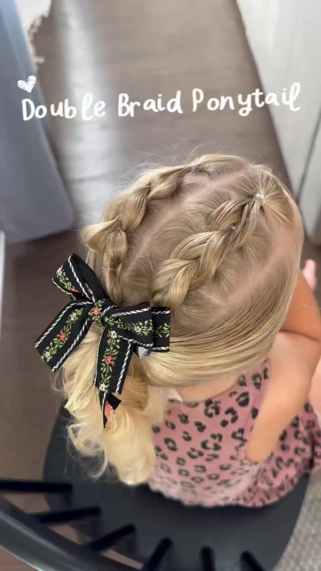 Double Braid Ponytail
