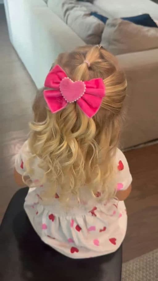 Heart Bow Half-Up