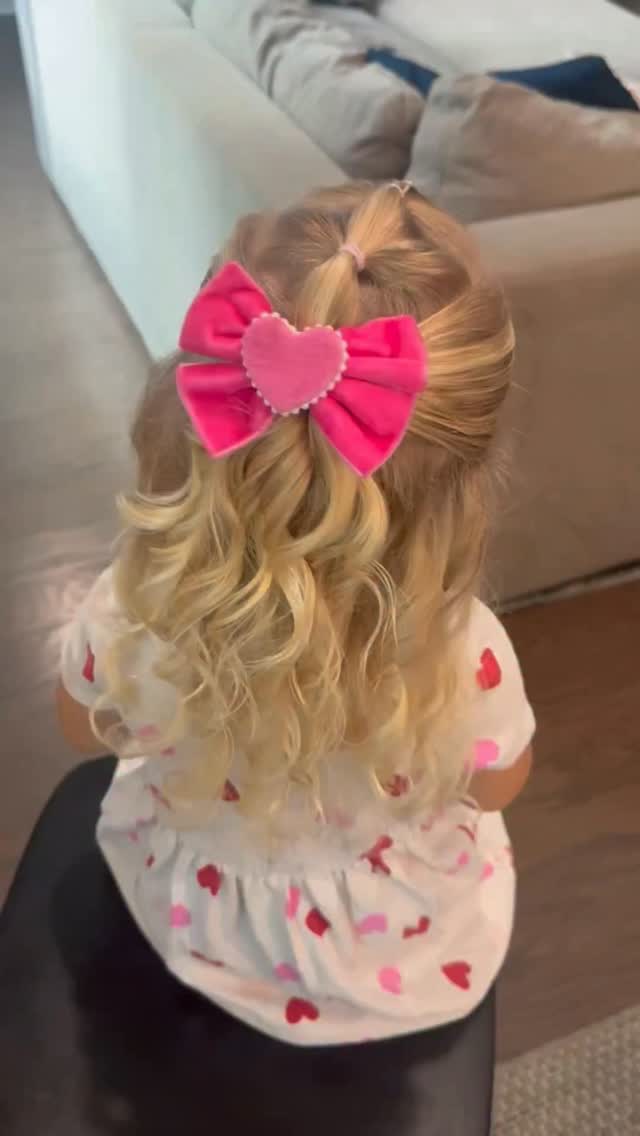 Heart Bow Half-Up