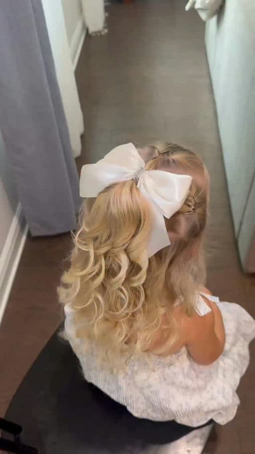 Church Day Bow Half-Up