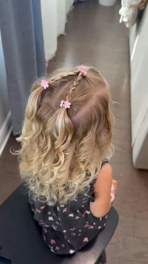 Busy Morning Flower Clip Braids