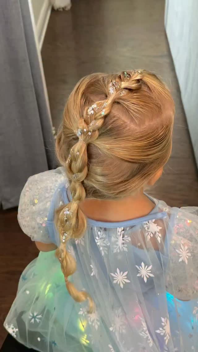 Elsa Glitter Side Braid