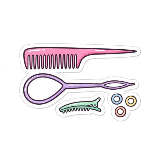 Hair Tool and Elastic Starter Set