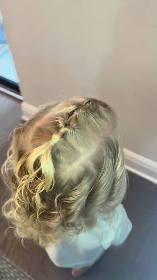 Easy Half-Up Braid