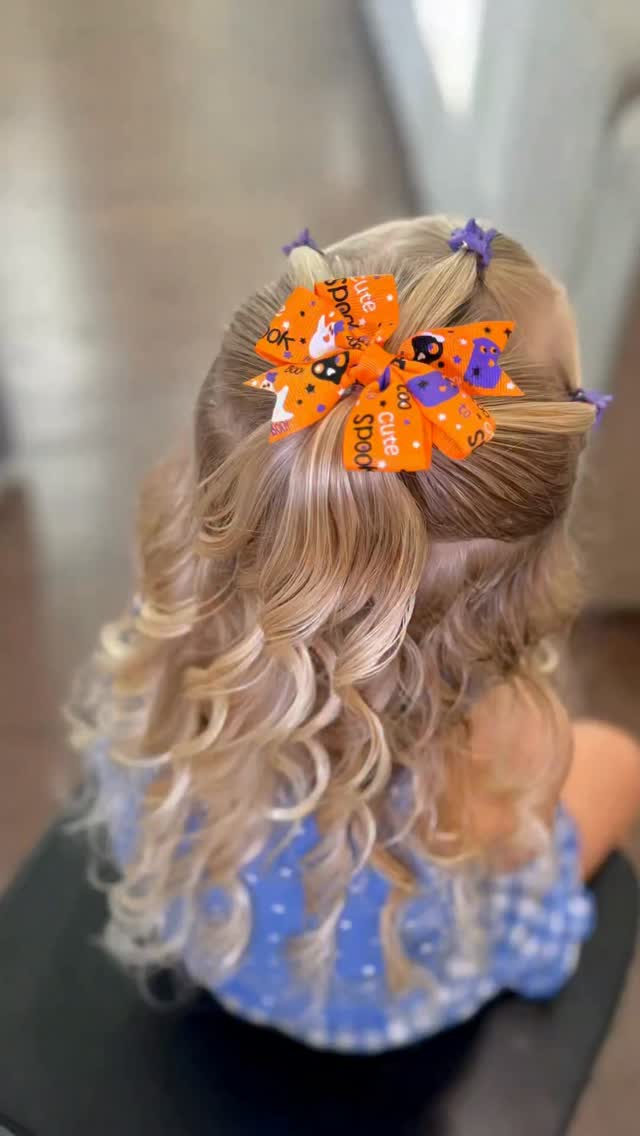 Spooky Cute Bow Half-Up